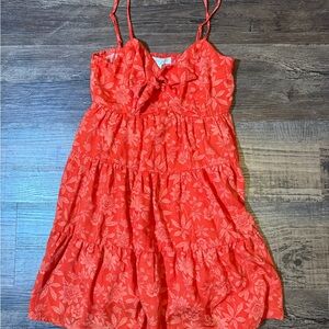 Floral Red Sundress